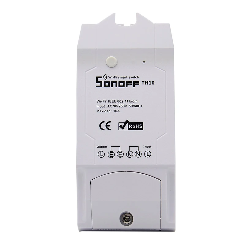 ITEAD Sonoff TH 10A/16A Smart WiFi Wireless Switch remote Controller With Temperature And Humidity Monitoring Timing Function |