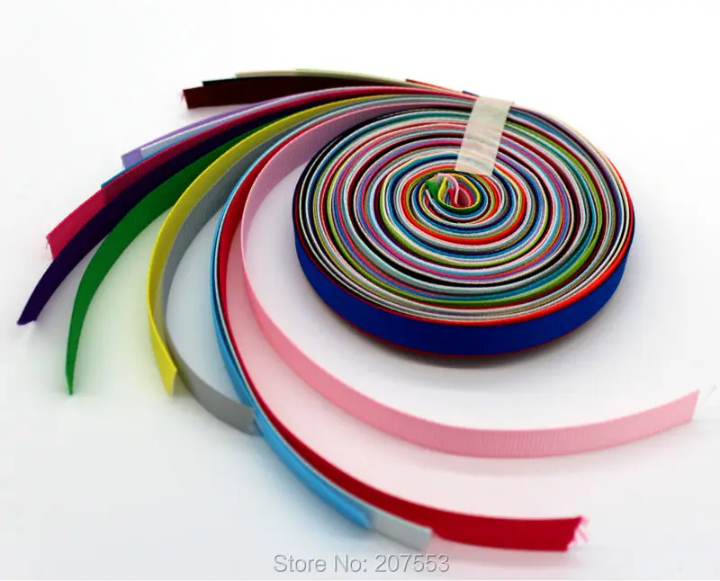 PPCrafts лента 3/8 &quot10 мм Soild Grosgrain ленты для DIY свадьбы украшения 20 рулетка измерения в