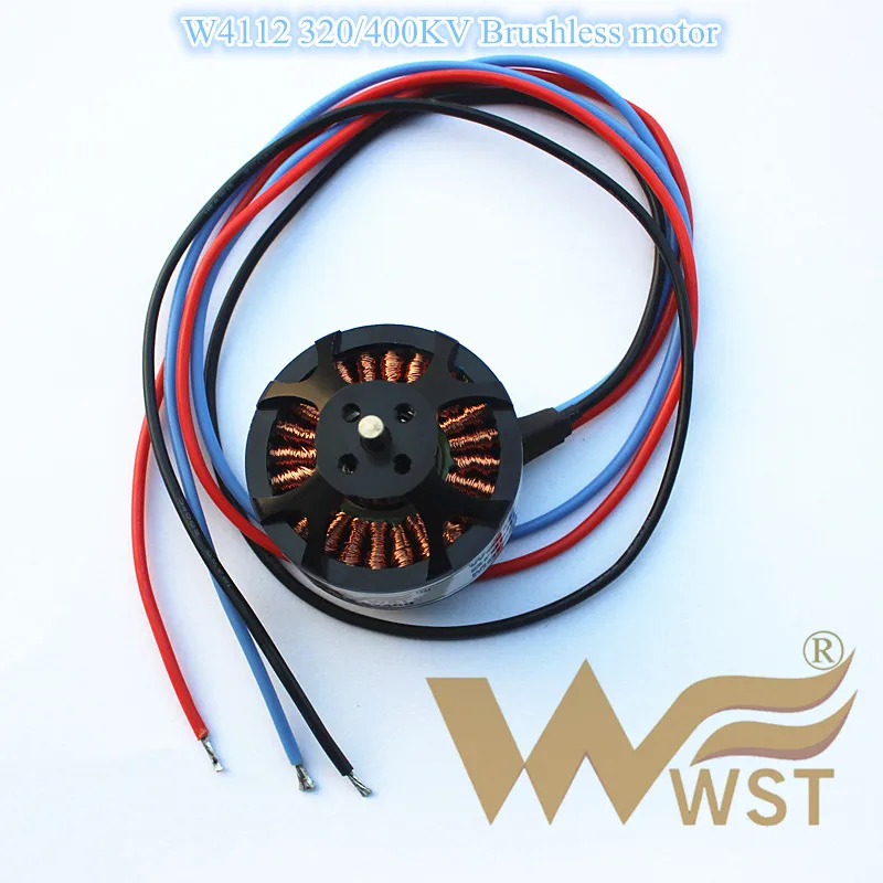 Двигатель 4112 4114 4116 kv320 400kv WST бесщеточный для DIY крупногабаритного квадрокоптера