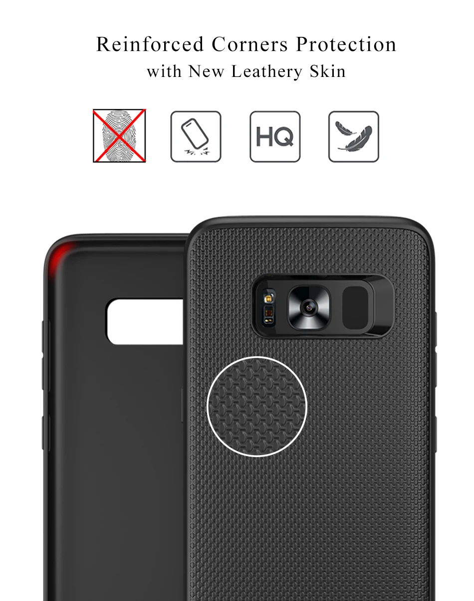Чехол iPaky для Samsung Galaxy S8/S8 Plus чехол рамка ПК бампер + Мягкий силиконовый из ТПУ S8