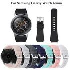 Ремешок силиконовый для Samsung Galaxy Watch 46 мм, оригинальный сменный спортивный браслет в полоску, 22 мм, Oct30