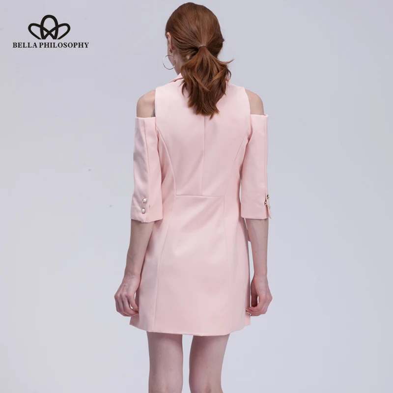 Heydress летний розовый блейзер с короткими рукавами и открытыми плечами Стильное