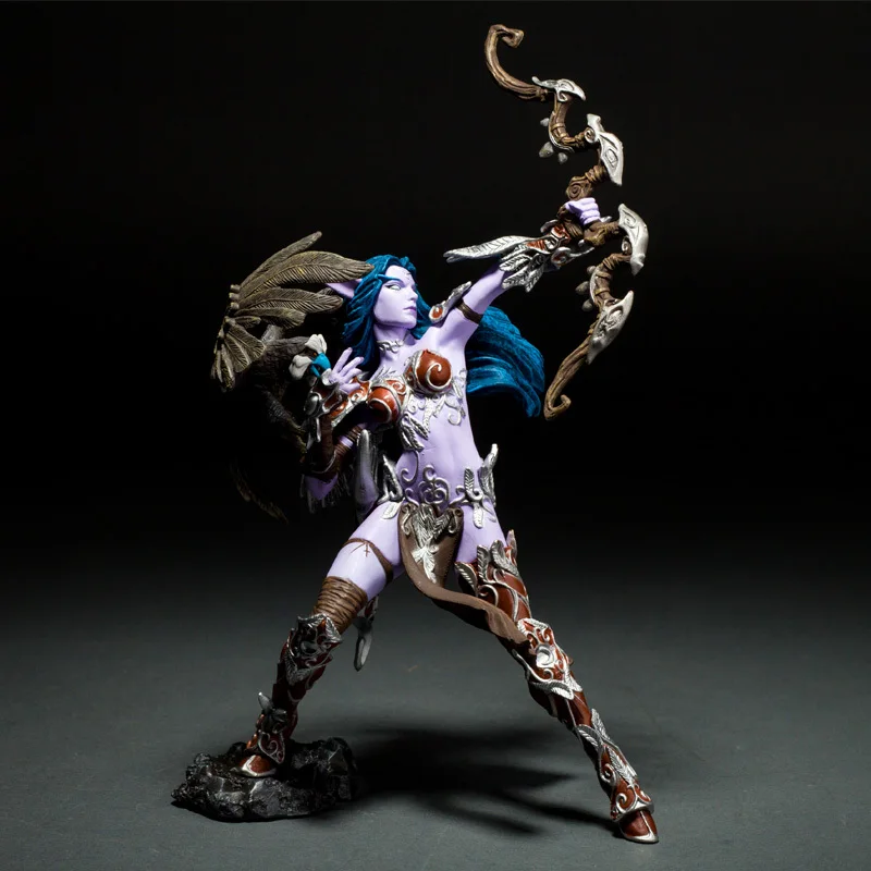 Ночной эльф Охотник Alathena Moonbreeze Sorna рисунок wow Коллекционная модель игрушка|model
