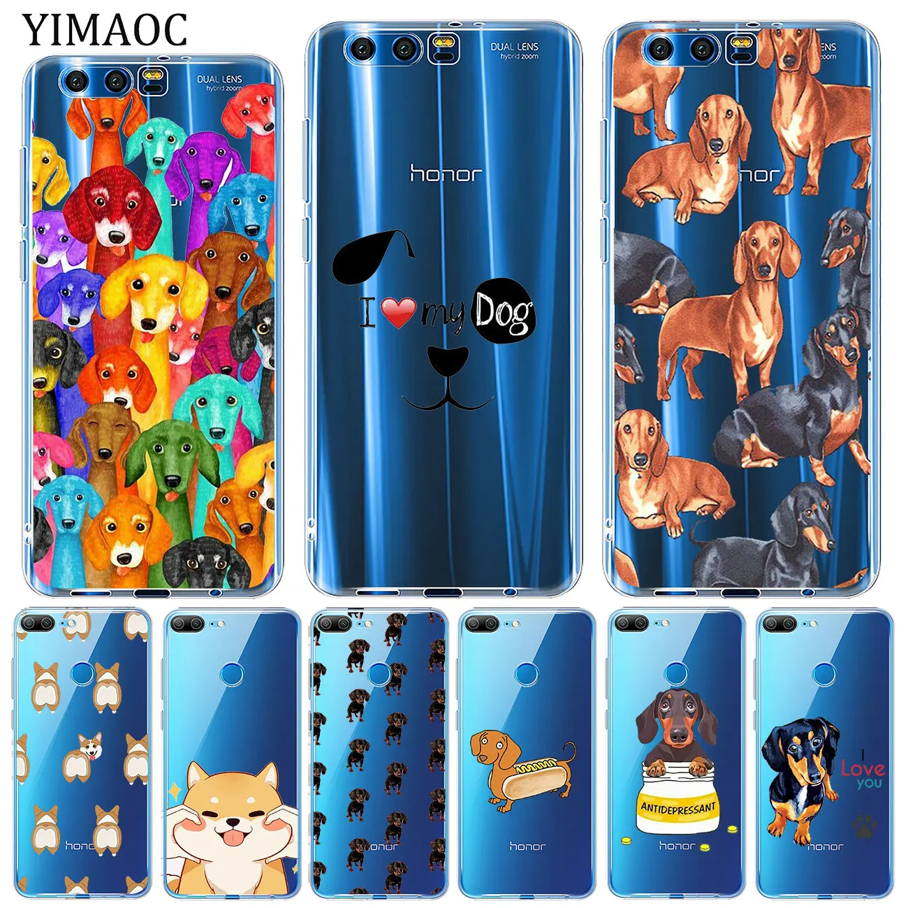 Мягкий силиконовый чехол для Huawei Y9 Y7 Y6 Prime 2018 Honor 20 10 9 9X 8C 8X 8 Lite 7X 7C 7A Pro tpu | Мобильные