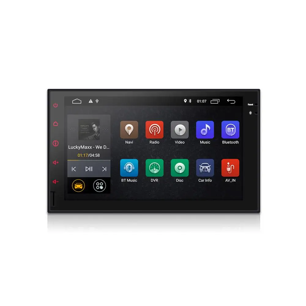 Android 8 1 автомобильный dvd плеер универсальная GPS навигация для x-trail Qashqai juke nissan 1024*600