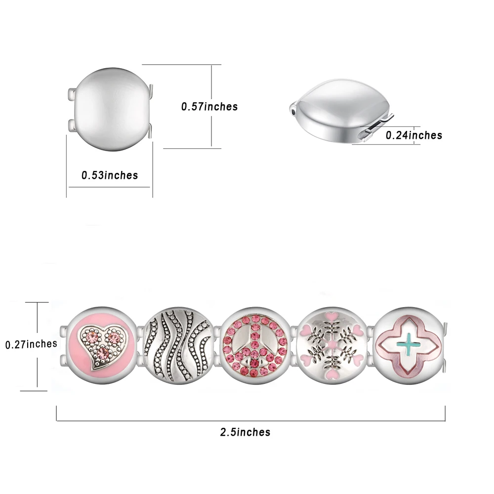 Кремо изобретательный разъем модульные звенья для сменных шармов браслет мира