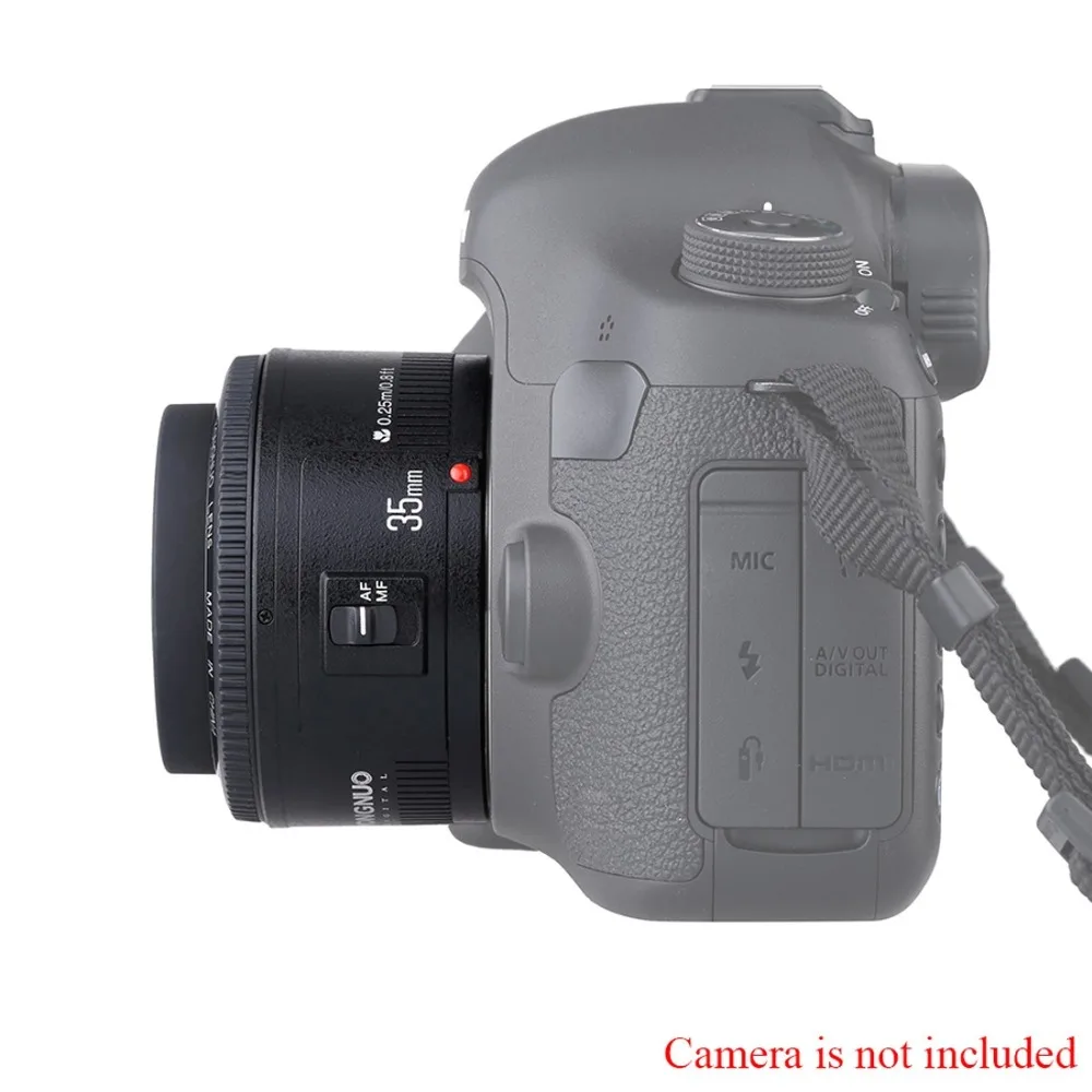 PULUZ YONGNUO YN35MM F2N 1:2 AF/MF широкоугольный фиксированный/основной объектив с автофокусом для цифровых зеркальных фотокамер Nikon
