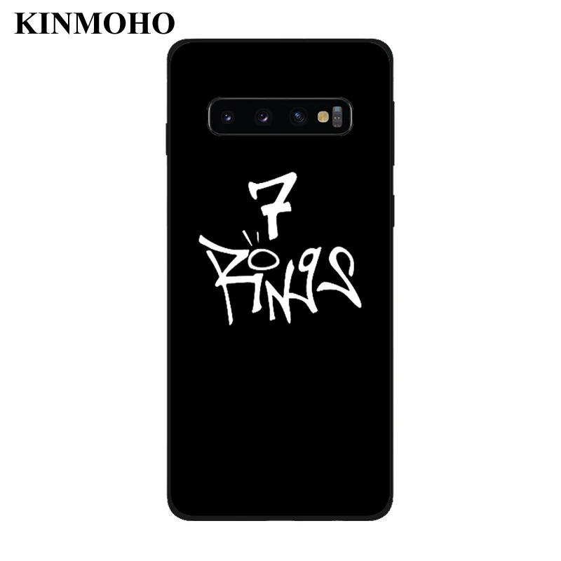 Ариана Гранде 7 колец чехлы для телефонов Samsung Galaxy S9 S8 S10 Plus S7 A5 J5 J7 2017 A7 2018 A8 A9
