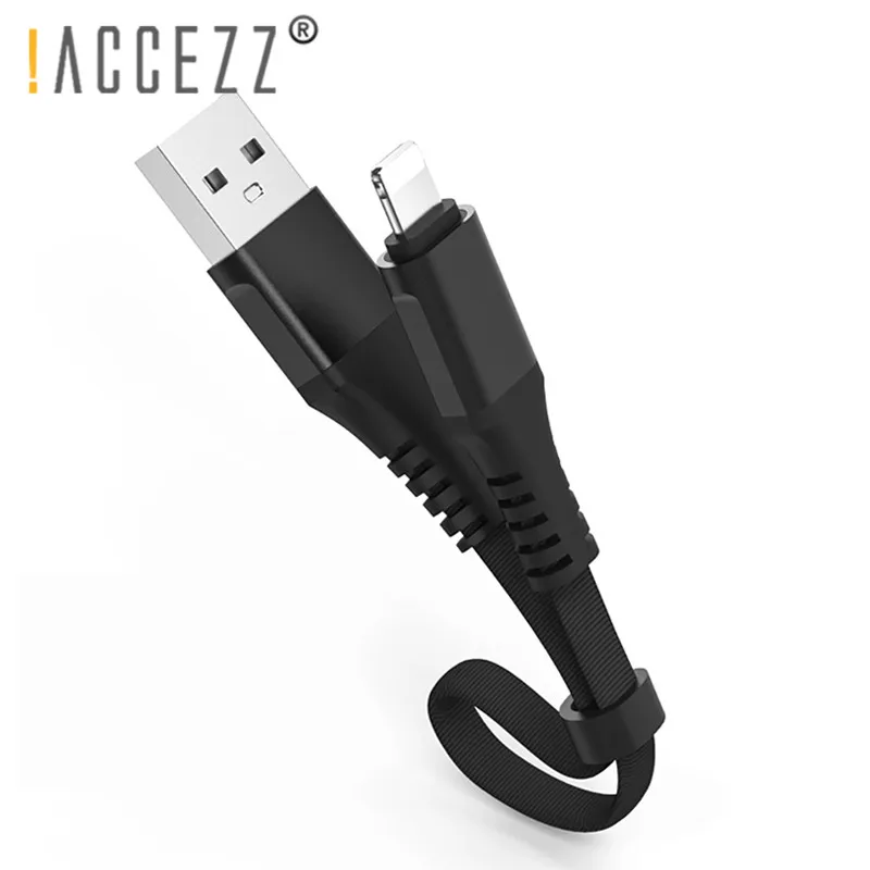 ACCEZZ USB зарядное устройство короткий кабель для Apple iPhone Xs Max XR X 7 6 Plus iPad планшет освещение 30 см зарядный кабель данных зарядный провод