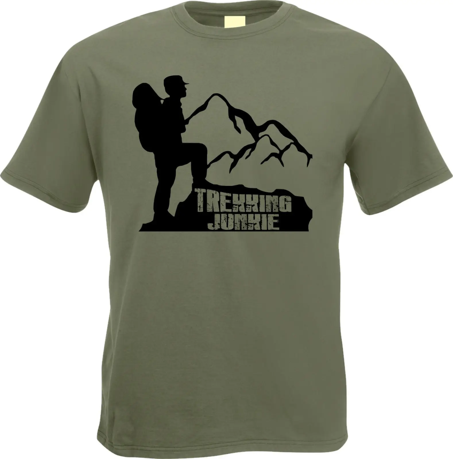 

Hot Sale Summer T Shirt Trekking Junkie Wandern Bushcraft Wald Natur Abenteuer Adventure Tee Shirt