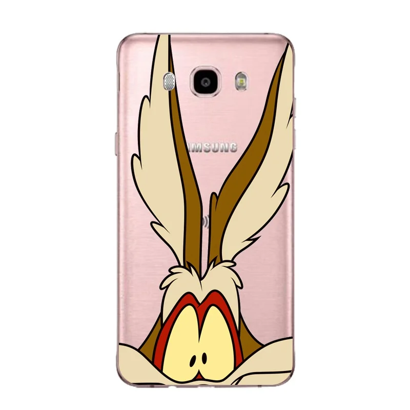 Мягкий прозрачный чехол из ТПУ с изображением тигра для Samsung J3 J5 J7 S6 S7 S8 note8 A3 A5 C7