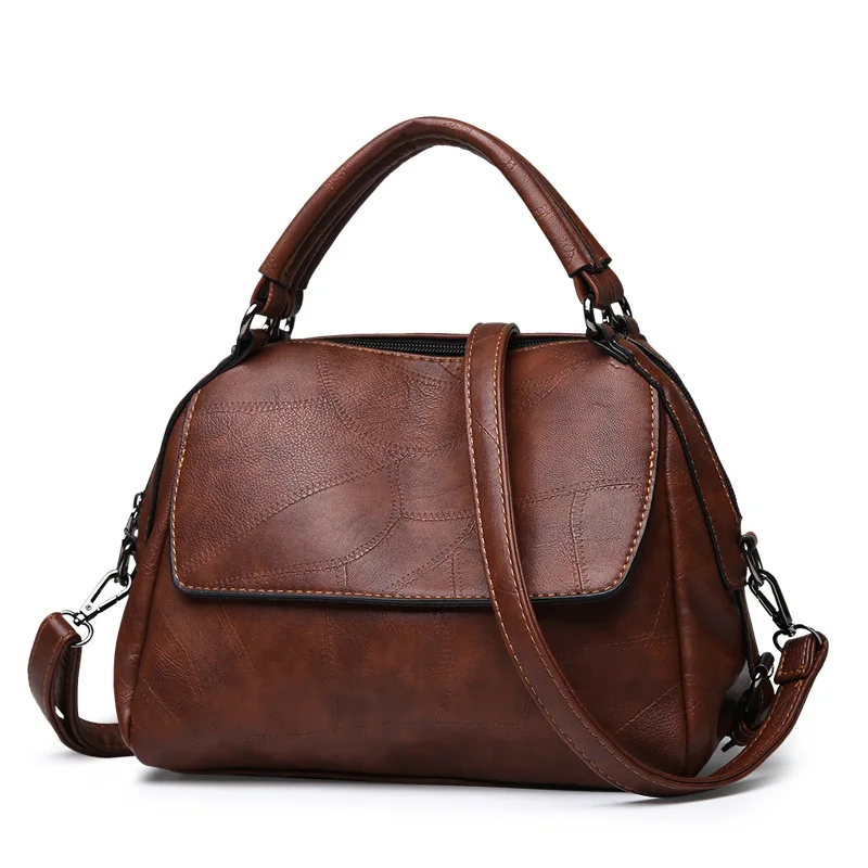 Высококачественная сумка пельменка с узором из овчины и на одно плечо в новом