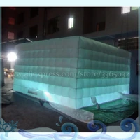 portable inflatable photo cabininflatable cube tentled inflatable photo booth