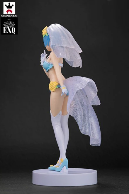 100% оригинальная Коллекционная Фигурка Banpresto EXQ-Свадебный Rem из Re:ZERO-начальная