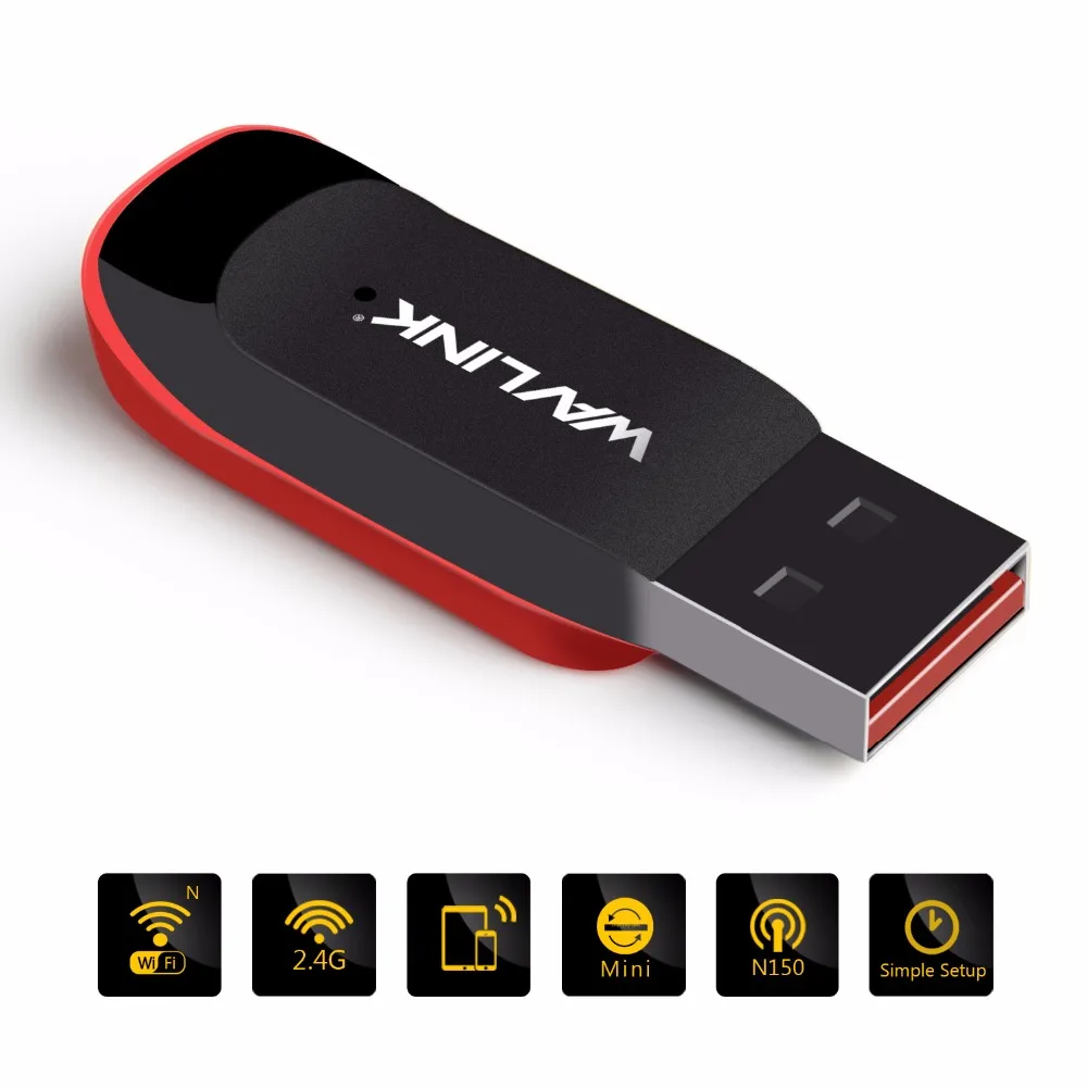 2017 Wavlink Mini Usb Беспроводной 2 4 г N 150 Мбит/с USB 0 адаптер Wi Fi поддерживает Windows XP /Vista/7/8/8