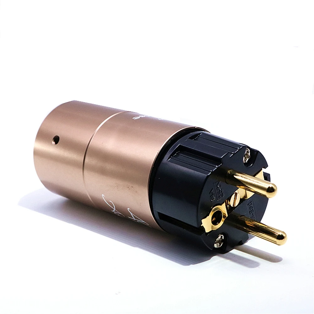 Accuphase 40th Schuko золото родий разъем питания IEC commector для усилителя CD плеер ЦАП кабель питания MATIHUR US/EU версия