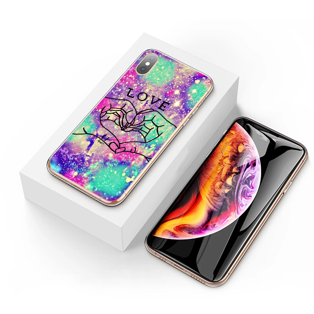 Жесткий чехол Lavaza Love Is LGBT с радужным сердцем для Huawei Mate 10 20 P10 P20 Lite Pro P smart 2019 Honor 8X 9