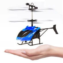 Mini RC drone Flying RC Helicopter Aircraft drone Infrared Induction LED Light Remote Control drone 