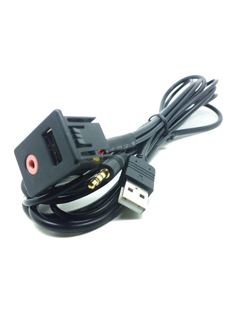 1 5 м USB кабель адаптер переключатель AUX расширение крепление 3 мм аудио разъем