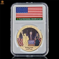 us president donald j trump make america great again first lady goldsilver celebrity commemorative coin collection wpccb