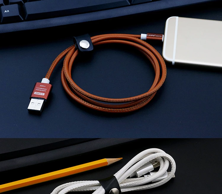 1 м кожаный сплав Micro USB кабель для устройства Andriod для iPh 7 6s Быстрая зарядка и синхронизация кабель для передачи данных для huawei 2.0A