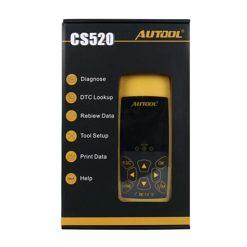 Оригинальный автоматический считыватель кодов AUTOOL CS520 универсальный инструмент