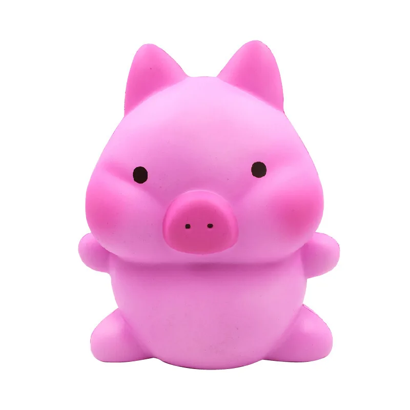 Антистресс игрушка Большой размер Kawaii сжимаемые розовые свинки Джамбо медленно