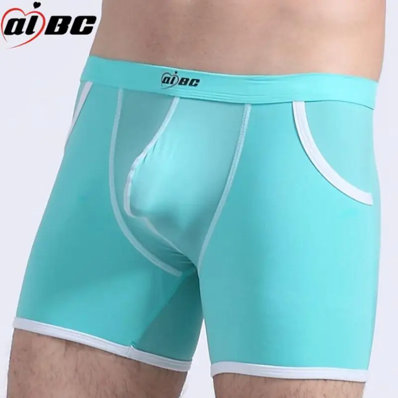 Боксеры AIBC мужские из вискозы свободные крутые короткие эластичные ультратонкие
