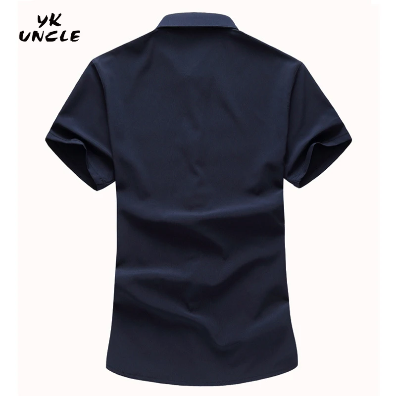 Мужская летняя рубашка с коротким рукавом и золотым принтом | одежда