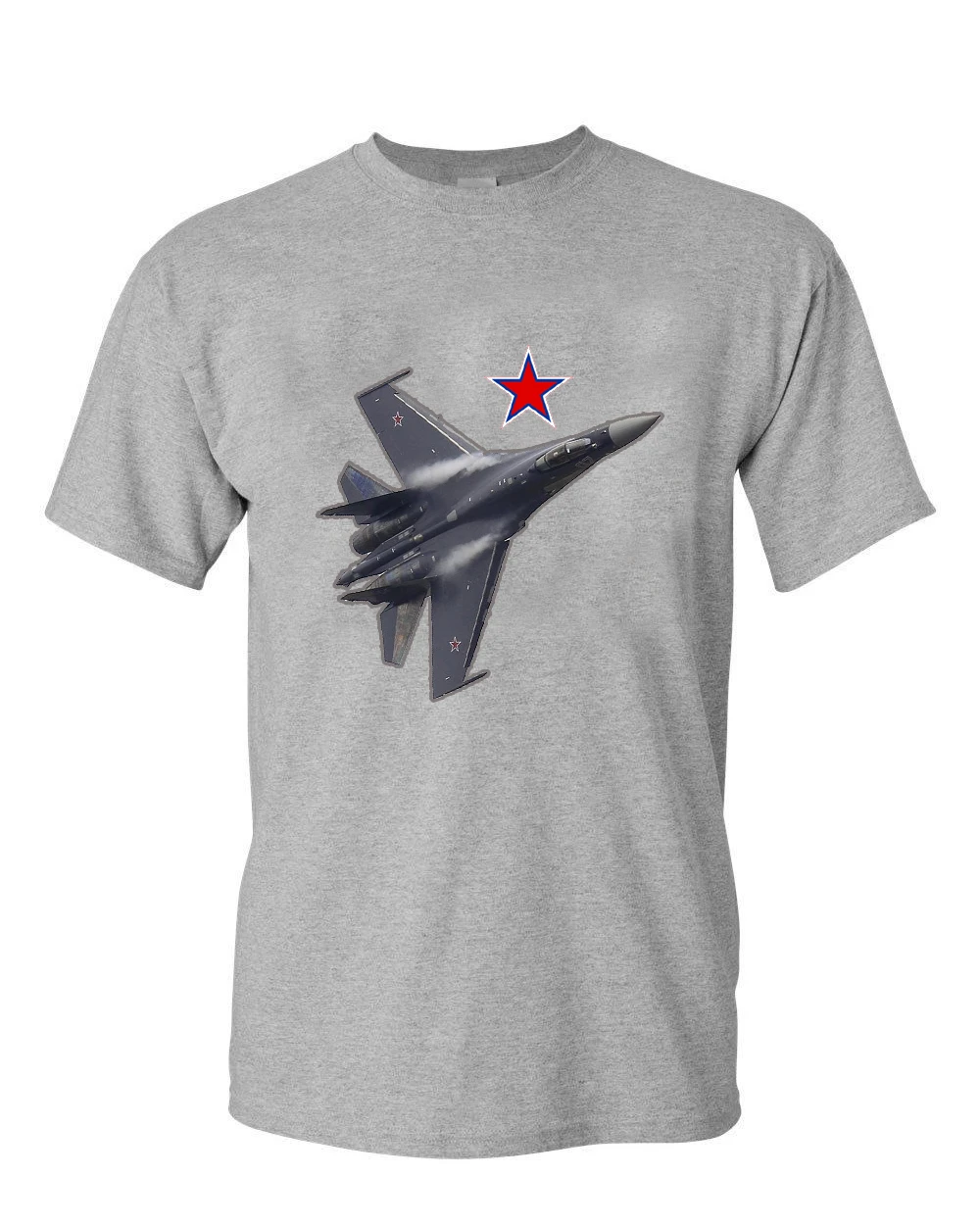 Сухой Su 30 Flanker C русская Air Force Jet футболки S 3XL|Мужские футболки| |