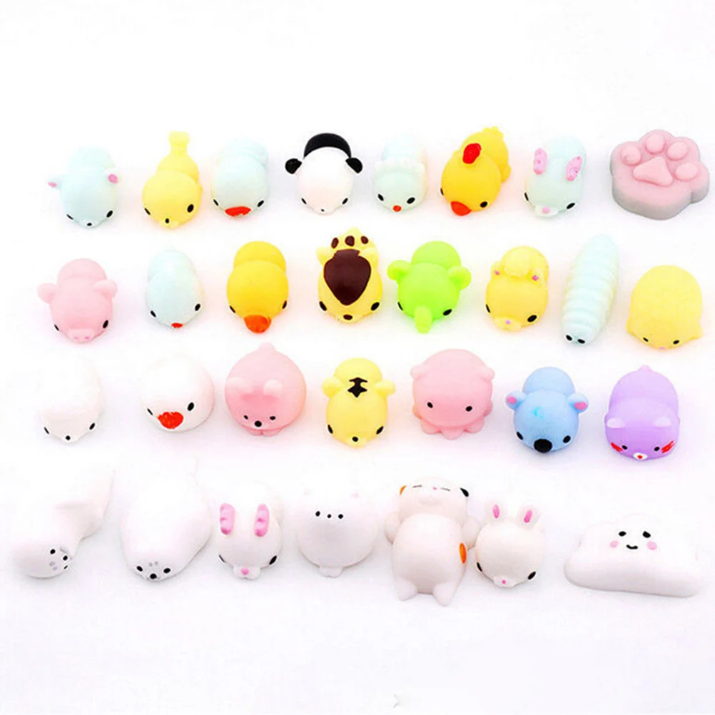 10PCS Random Squishy Slow Rising Kawaii Cute Animal Hand Toy Decor DIY anti-stress Healing Toys Gifts for Children Adult | Игрушки и