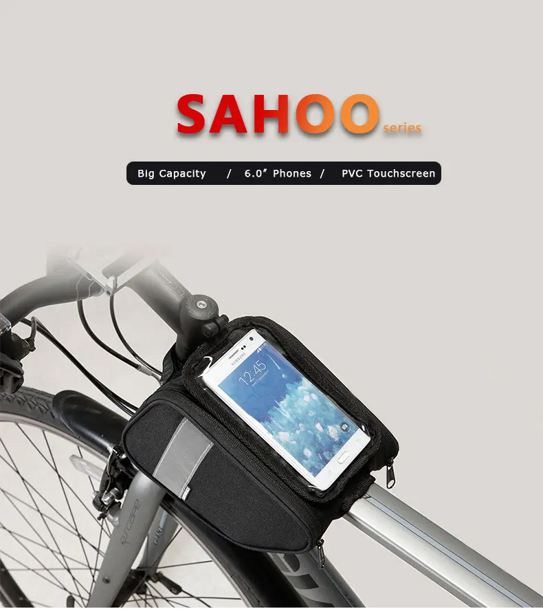 Roswheel Sahoo серия 122005 велосипедная верхняя труба передняя рамка Чехол для мобильного телефона чехол держатель Чехол Pannier