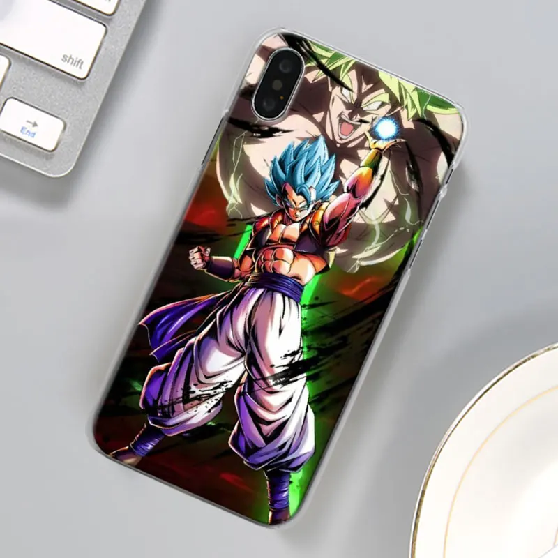 Dragon Ball Saiyan Goku Vegetto Broly чехол для телефона для Apple iPhone X XR 7 8 Plus 6 6s Plus XS MAX 11 Pro Max SE чехол для телефона Coque