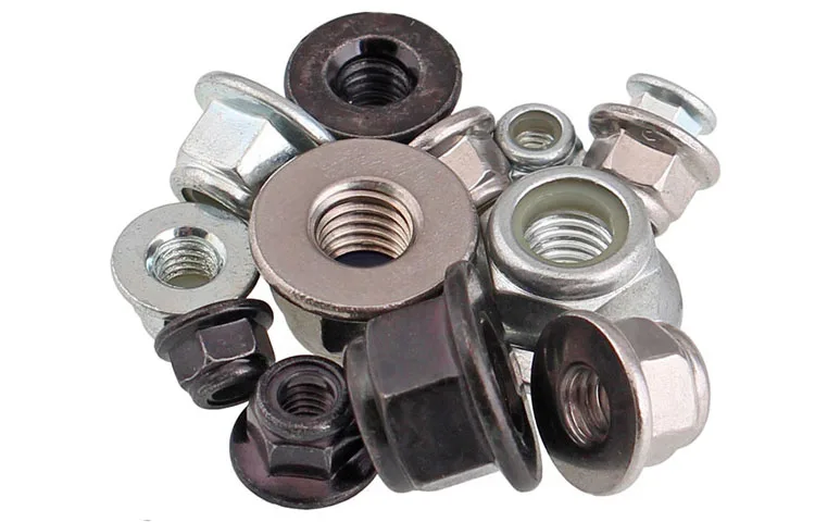 DIN6926 M3/M4/M5/M6/M8/M10 304 Шестигранная Фланцевая гайка из нержавеющей стали шестигранная
