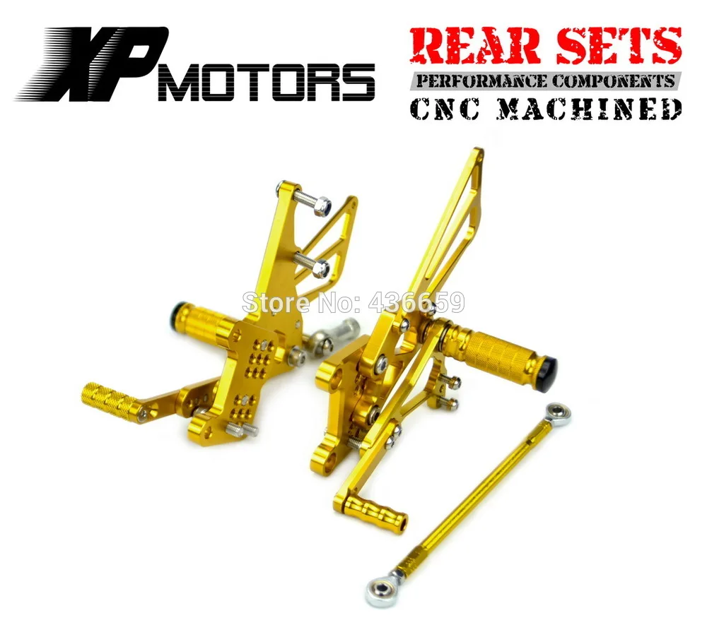 Cnc Заготовка гонка Регулируемый подножки для ног Управление Наборы сзади ухода