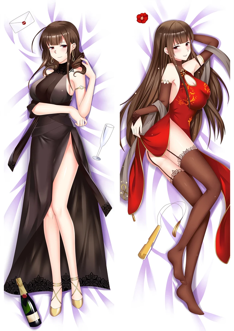 

Anime Cartoon Girls Frontline Hugging Peach Skin 2 Way Pillow Case Pillow Cover Pilllowcase Gift 86123