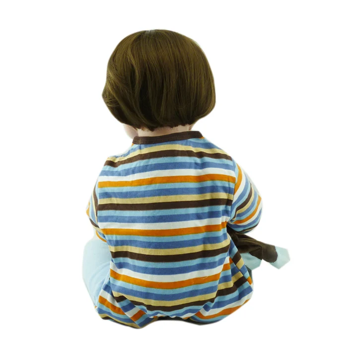 Мальчик bebes reborn 22 "Мягкие силиконовые виниловые куклы для детей игрушка подарок
