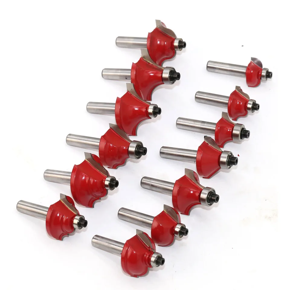 35pcs 8mm Router Bits Set Professional Shank Tungsten Carbide Bit Cutter With Wooden Case For Wood | Инструменты
