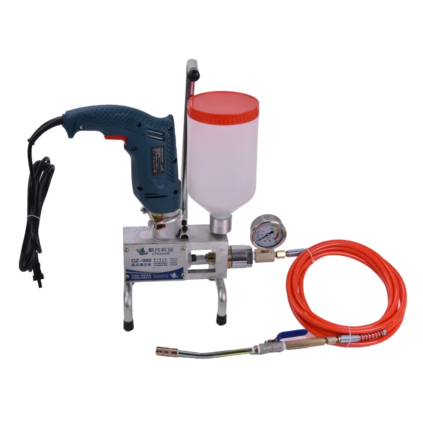 

QZ-999 High pressure filling machine Grouting Machine water proof POLYURETHANE INJECTION PUMP concrete repair crack repair