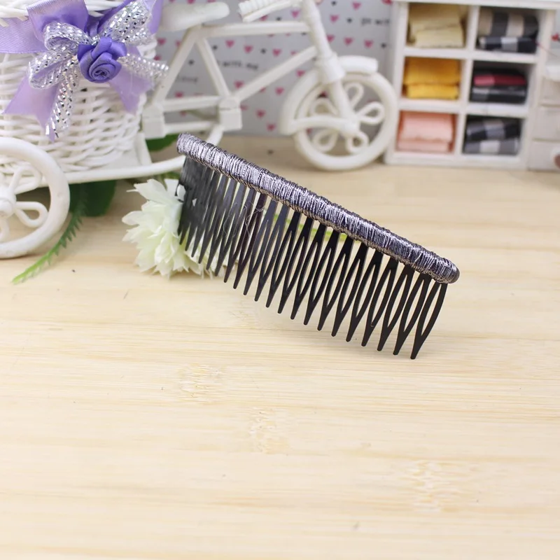 

5 pcs / bag Women Adult Novelty Hair Combs Headwear Cloth Art Hairdressing Comb Hair Accessories WEIJUN