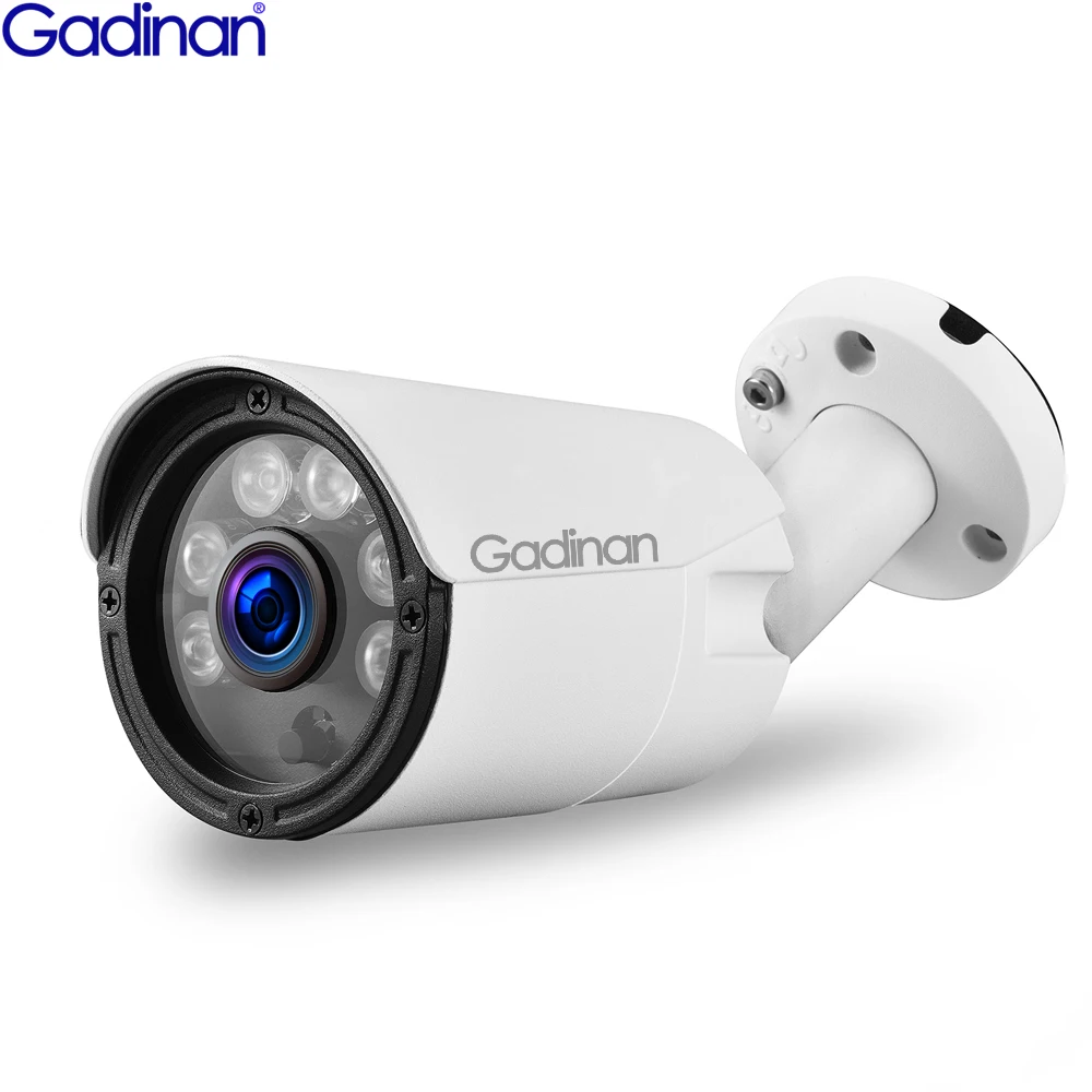 IP камера видеонаблюдения Gadinan H.265X 5MP 2592*1944 SONY IMX335 цилиндрическая широкий
