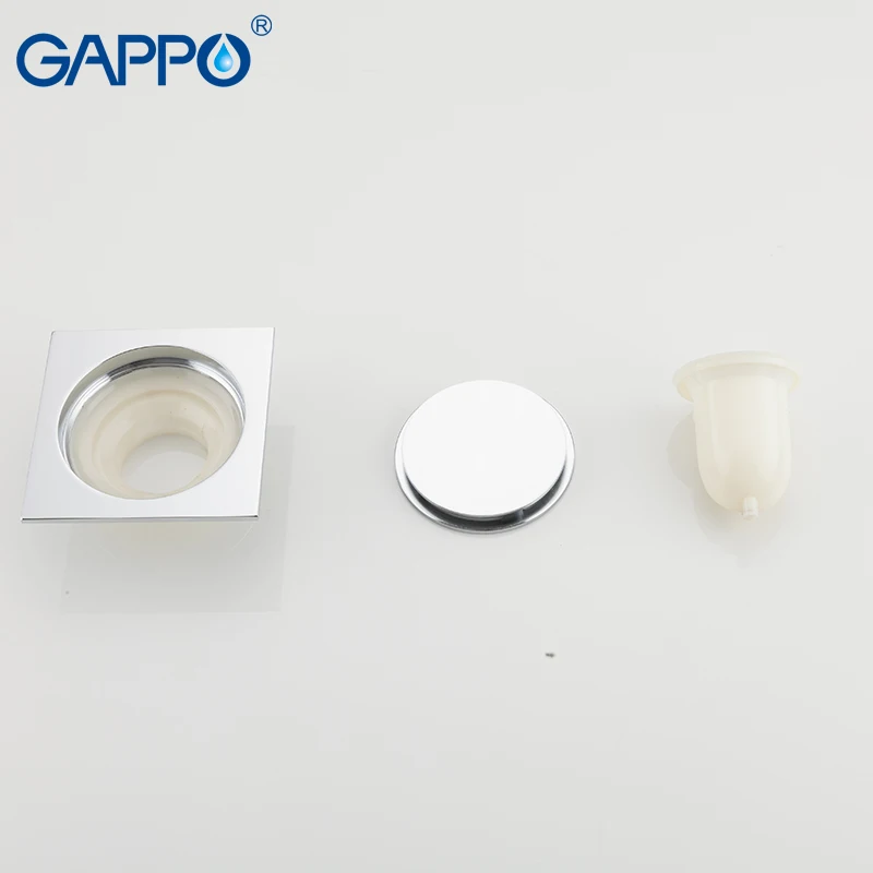 GAPPO Drains shower floor drains strainer Square Floor cover Drain anti-odor room water stopper bathroom drain | Обустройство дома