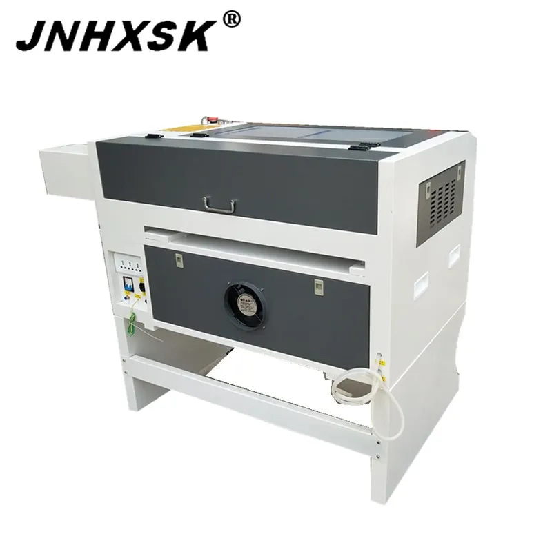 Лазерный гравировальный станок JNHXSK 4060 W2 Reci по низкой цене система резки с простой