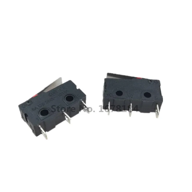 100 шт./лот концевой выключатель 3 Pin N/O N/C высокое качество все новые 5A 250VAC KW11 3Z микро