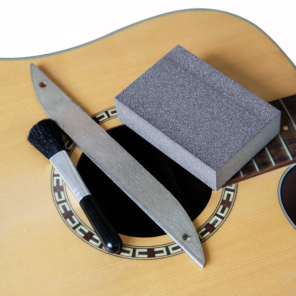 Пилка из нержавеющей стали для гитарные лады с алмазными абразивами чистящая