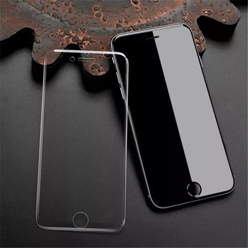 NFH 4D стекло для iPhone 8 Plus защита экрана круглый изогнутый край Премиум закаленное