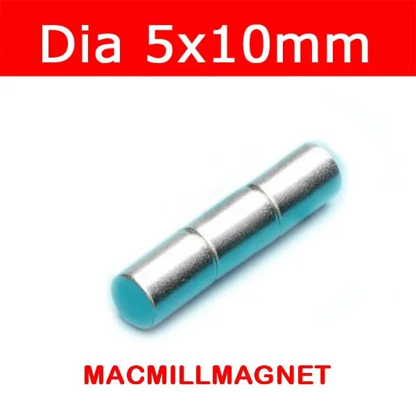 20 шт/100 шт Dia5x10 мм Круглые неодимовые магниты 5 x 10 Мини N38 магнит диск 5*10 Сильный