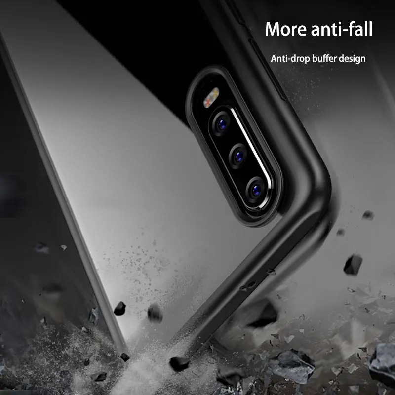 Тонкий прозрачный чехол с защитой от царапин для Huawei P30 P30pro P30lite Роскошный деловой