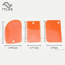 Инструменты для торта TTLIFE 3 шт. крема скребок нож полукруглая