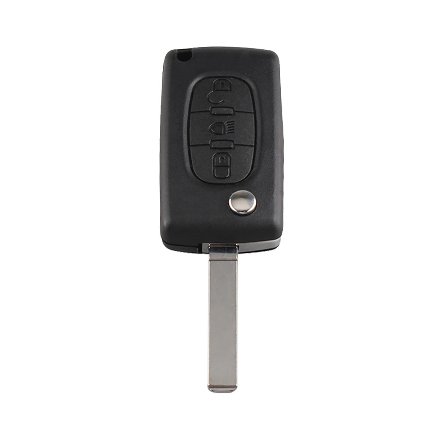 Чехол с 3 кнопками и откидной крышкой для Citroen C2 C3 C4 C5 C6 Picasso CE0536 держатель